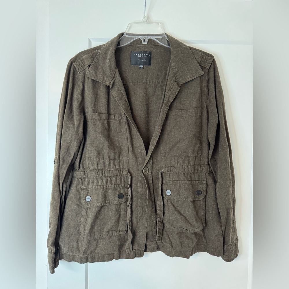 Sanctuary Olive Green Utility Jacket